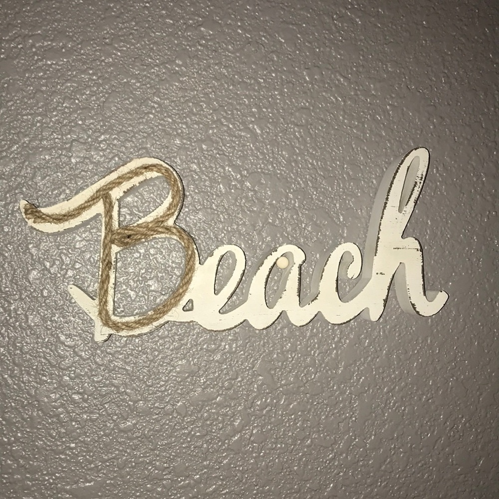 “Beach” decor